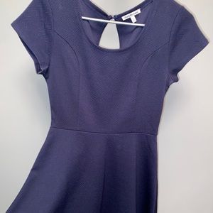 Charlotte Russe navy skater dress (stretchy)